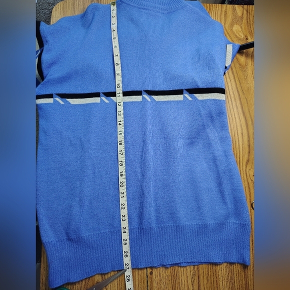 Serac 100% wool sweater, ½ zipper, pullover Men's Turtleneck Winter Blue sz XL. - Picture 7 of 14